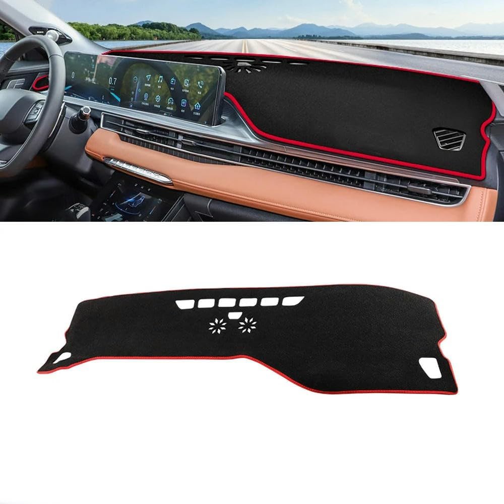 Car Dashboard Cover Sun Shade Avoid Light Mat Pad Dashboard Grip Mat Instrument Panel Carpe for Chery Tiggo 7 Pro Max 2021 2022 2023 for Tiggo7 Pro