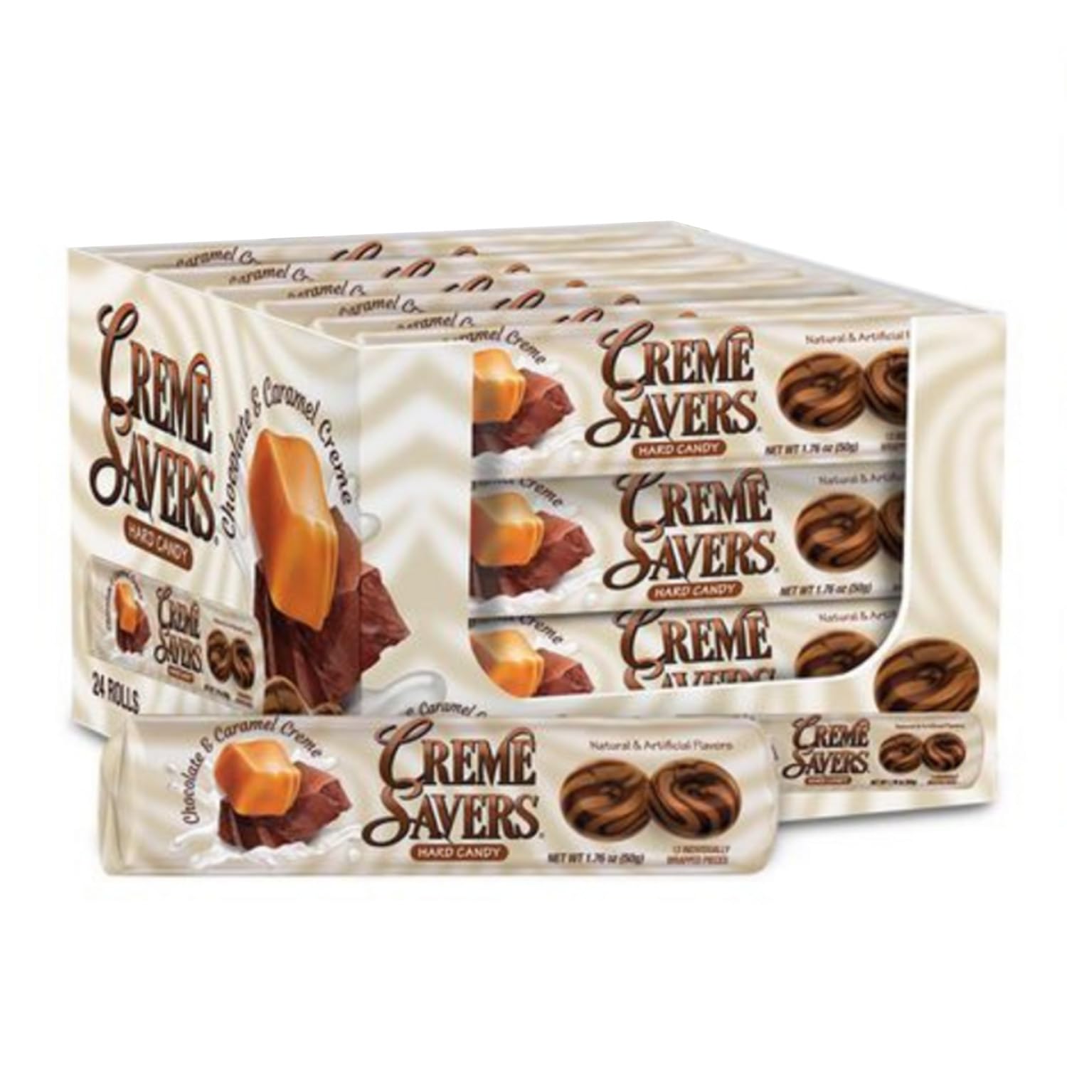 Creme Savers | Chocolate & Caramel Hard Candy | 6.25 oz Bag — view 5
