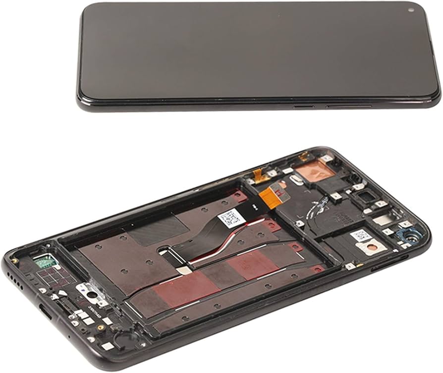 DISPLAY HONOR VIEW 20 PCT-L29 AL10 LX9 SCHERMO FRAME NERO LCD TOUCH SCREEN VETRO - Foto 14