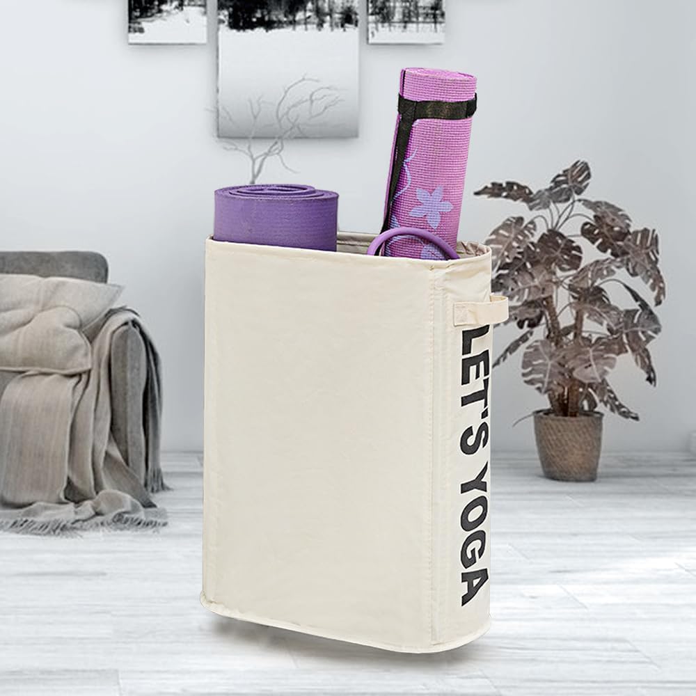 Laundry Basket With Wheels Large Slim Folding Hamper On Wheels 50L Dirty Clothes Storage Bin Freestanding Foldable Washing,Slim Belt Pulley Laundry Basket With Handle-picture-19