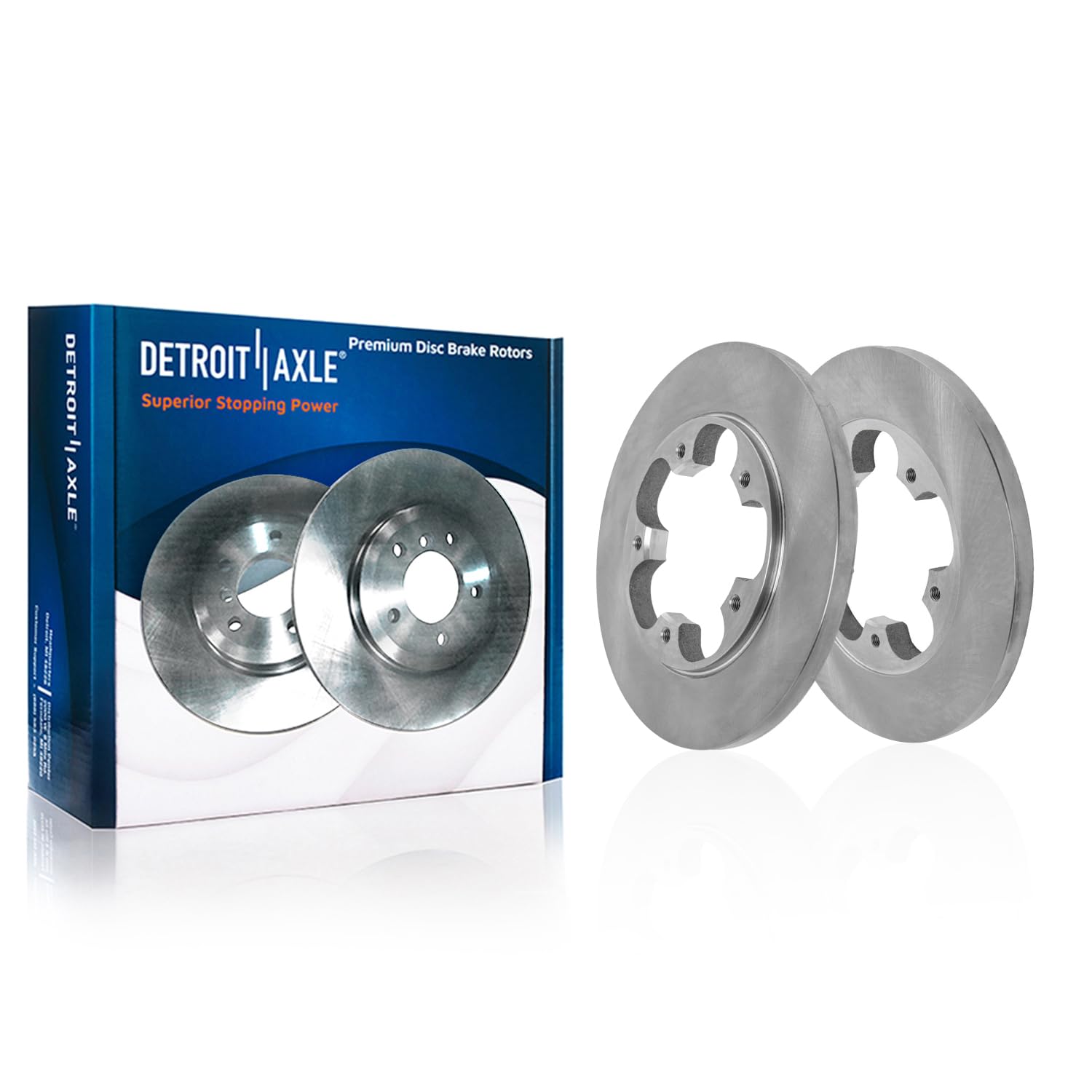 Detroit Axle - Brake Pads For Ford E-150 E-250 E-350 E-450 Super Duty Front And Rear Ceramic Brake Pads W Hardware Replacement - Foto 7