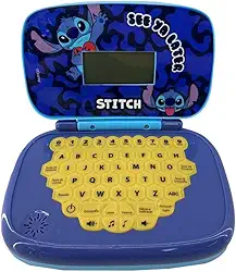 Candide, Laptop Infantil, Stitch, Brinquedo Educativo - Bilíngue