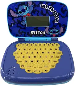 Candide, Laptop Infantil, Stitch, Brinquedo Educativo - Bilíngue