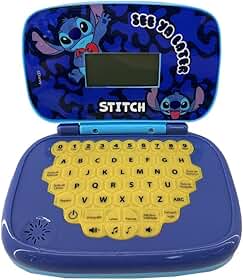 Candide, Laptop Infantil, Stitch, Brinquedo Educativo - Bilíngue