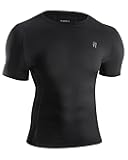 Short Sleeve Compression Shirts for Men, Quick Dry Cool Men's Compression T-Shirt, Athletic Workout Base Layer
