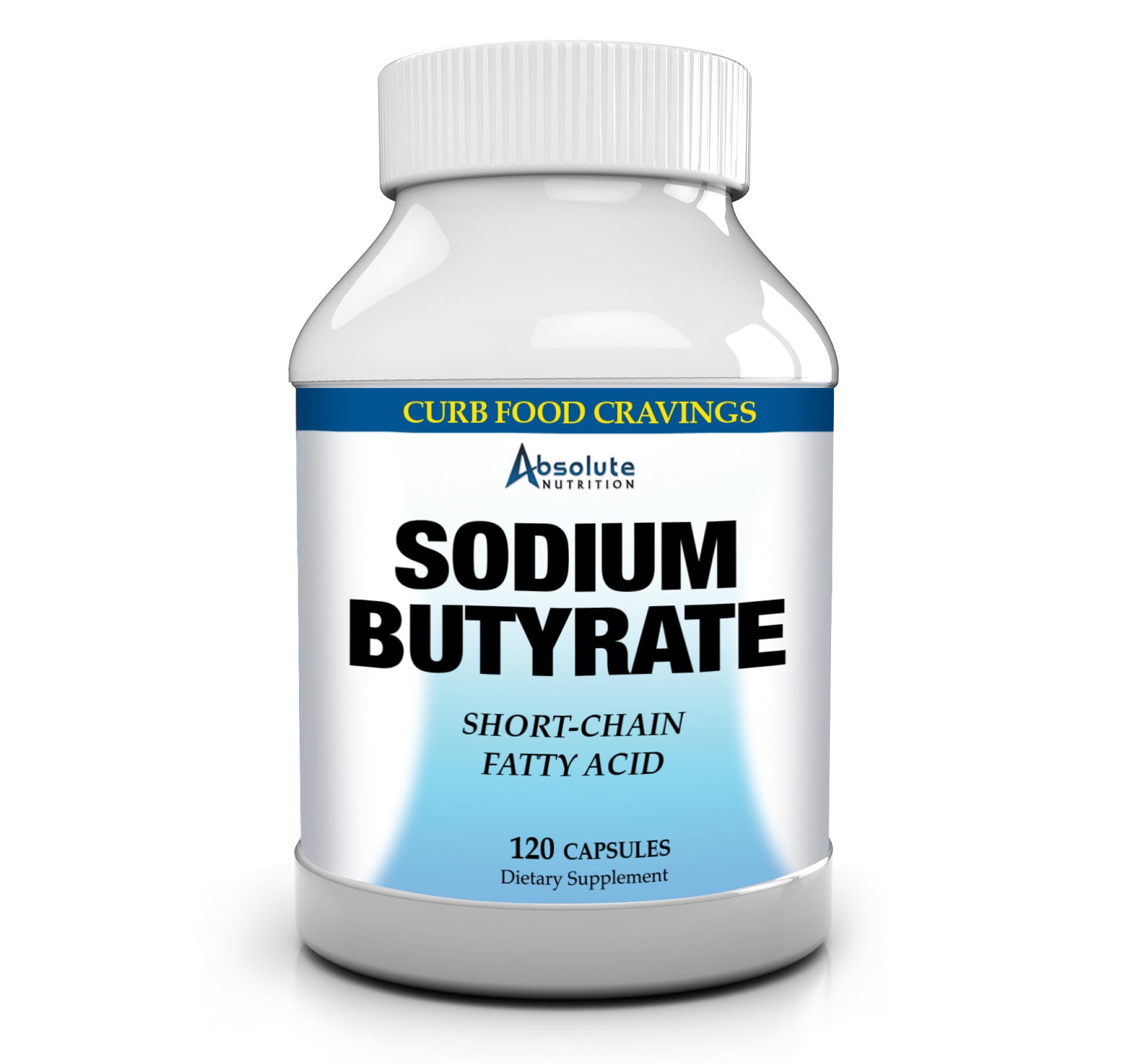 Sodium Butyrate 120 Capsules, Gut Health Supplement – Butyrate + Sodium | Advanced Postbiotic | No Bloating, No Gas | Supports Healthy Digestion & Leaky Gut Repair | Additive-Free