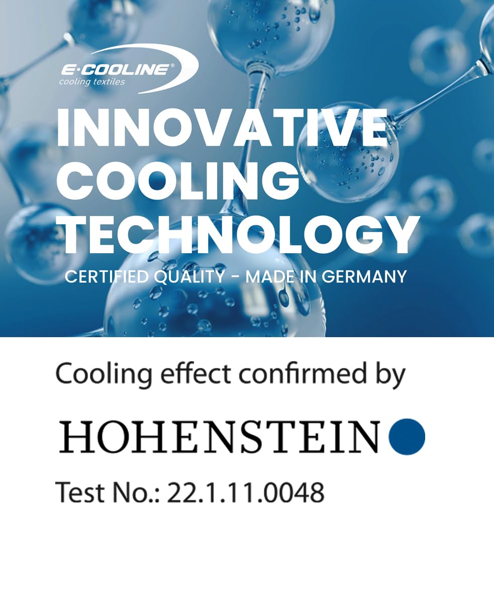 E.COOLINE PowerSignal SX3 Signalweste - atmungsaktive Warnweste - Klimaanlage zum Anziehen - klimatisierte Kleidung - Körperkühlung - waschbar - Made in Germany