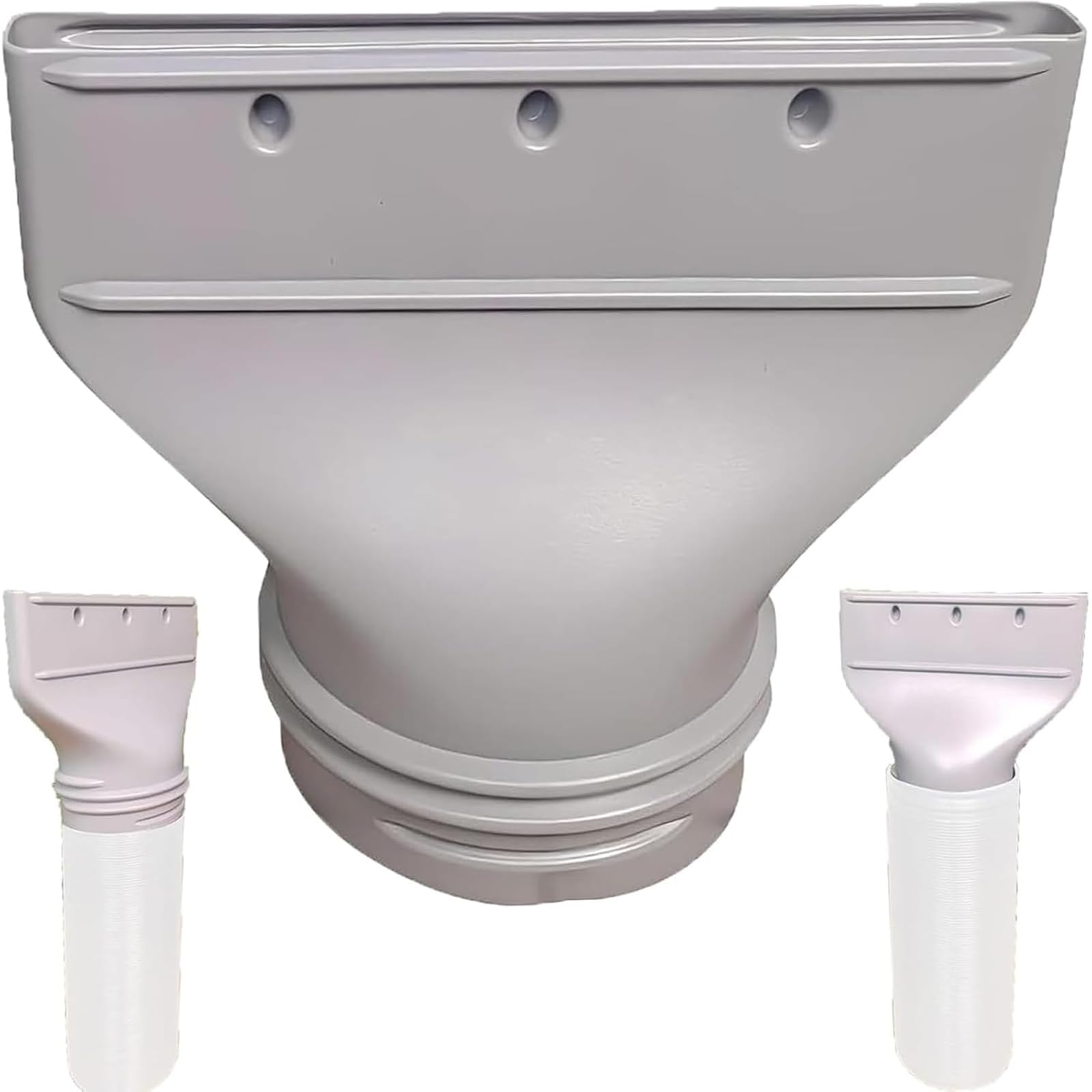 Klimaanlage Abluftschlauch Adapter, Klimaanlage Dachfenster für Klimaanlage, Flacher Abluftadapter für Schlauchdurchmesser 130 mm/150 mm, Vielseitiger Abluftanschluss (1 PCS)