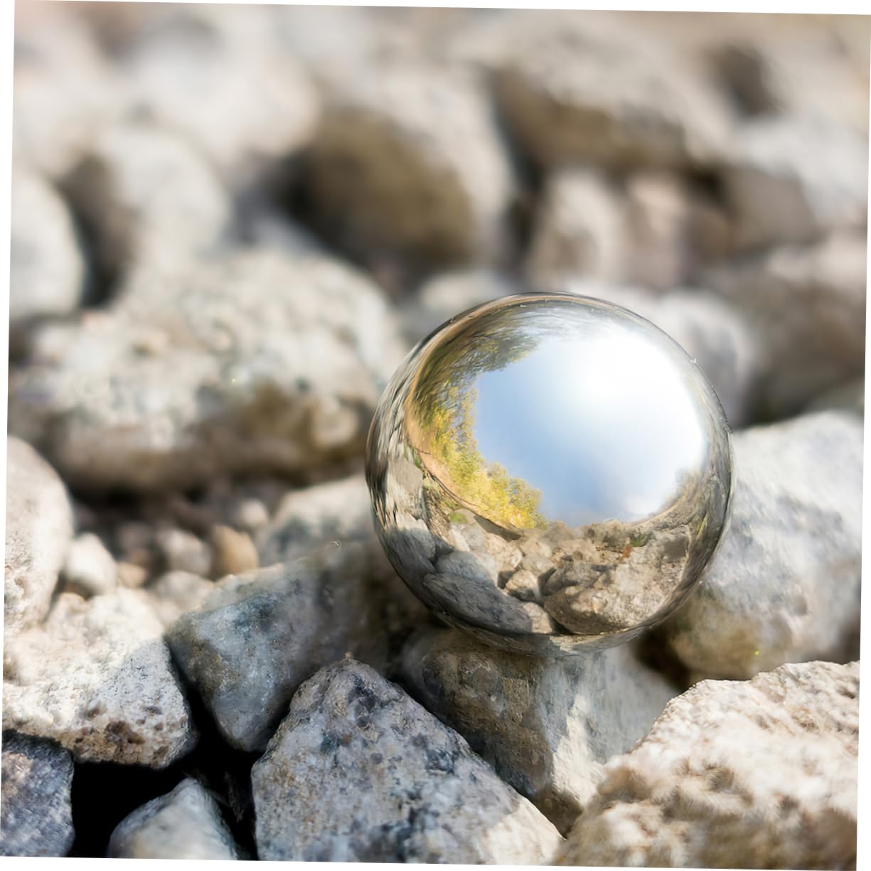 Gazing Acciaio Inossidabile Sfera Riflettente Decorativa Per Giardino Resistente e Leggera Perfetta Per Interni Ed Esterni Abbellisci Tuo Spazio