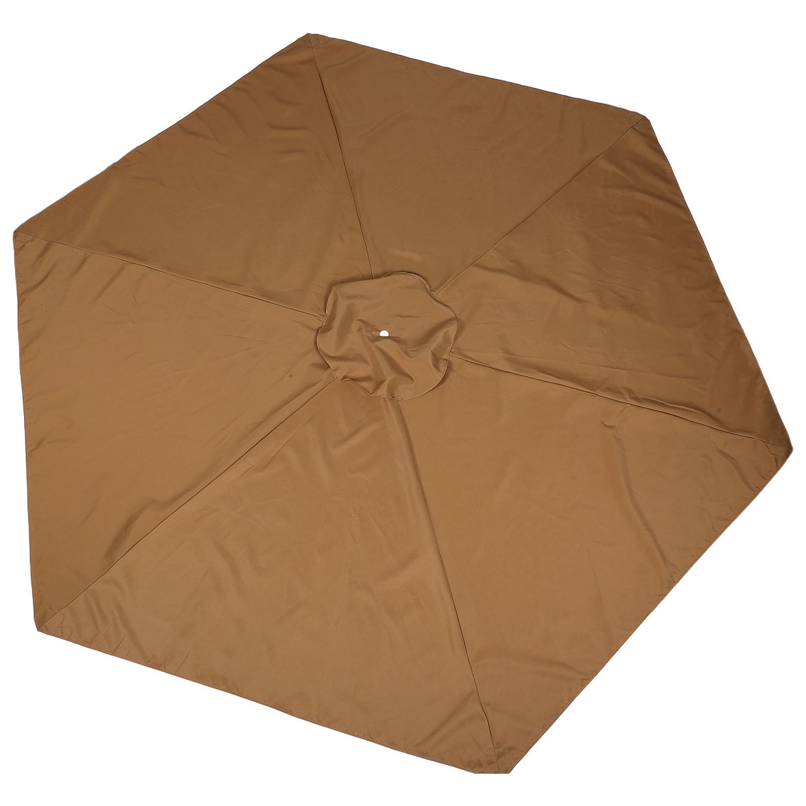 Ersatzbezug Schirmbezug aus Wasserdichtem Polyester für Sonnenschirm mit UV Schutz Khaki Vielseitig und Modisch für Garten und Strand für Outdoor Aktivitäten