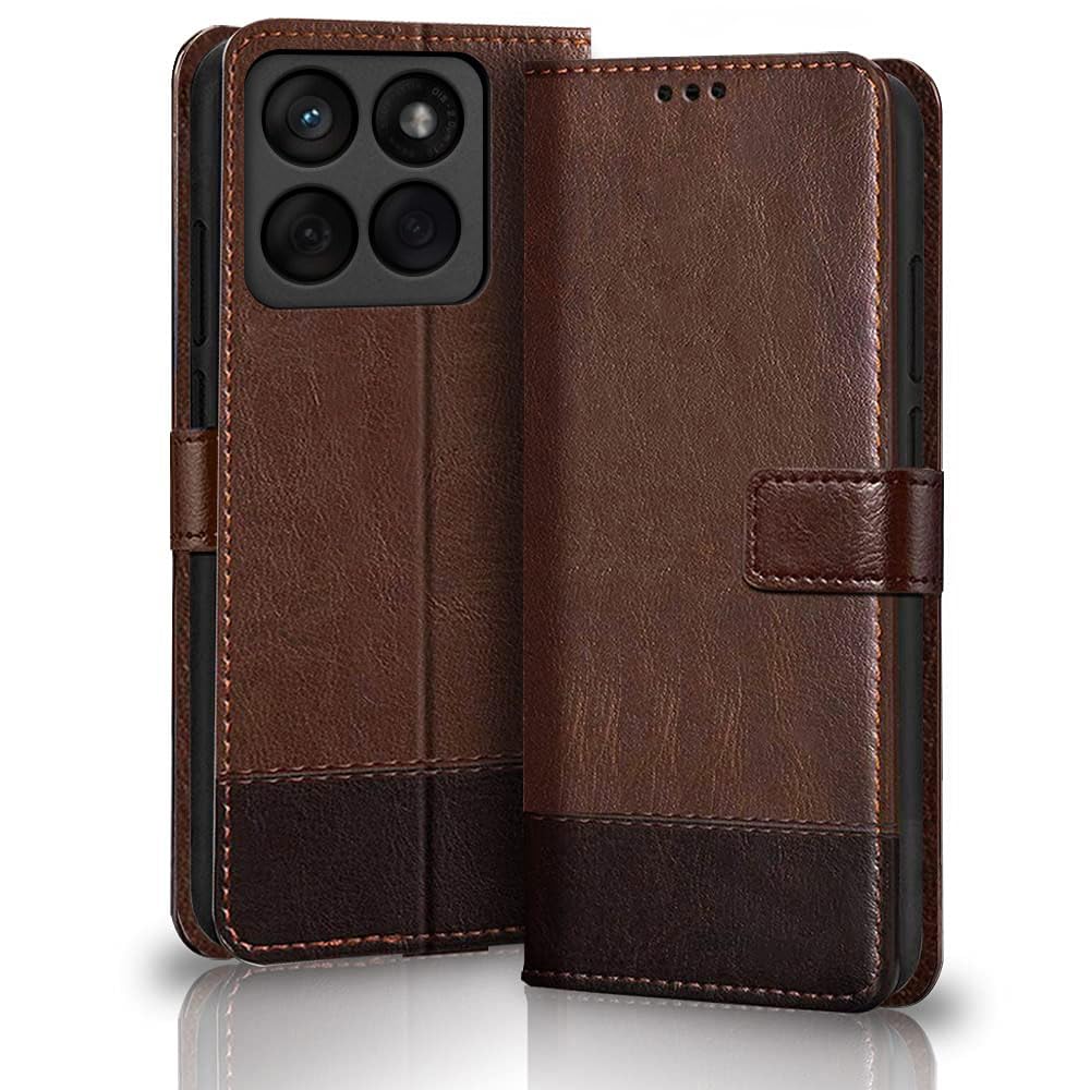 TheGiftKart Flip Back Cover Case for Motorola Moto Edge 70 Fusion 5G | Dual-Color Leather Finish | Inbuilt Stand & Pockets | Wallet Style Flip Back Cover Case (Faux Leather, Blue & Sky) — Amazon image 11