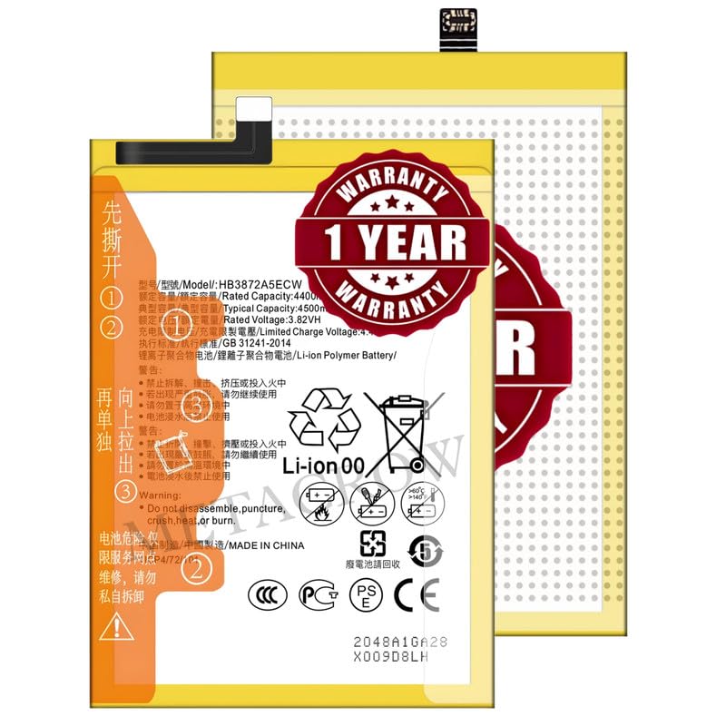 Image of Original HB3872A5ECW Battery Compatible for Huawei Honor Note 8 (Honor V8 Max) (EDI-AL10) - (4500mAh) - 1 Year Warranty JK1