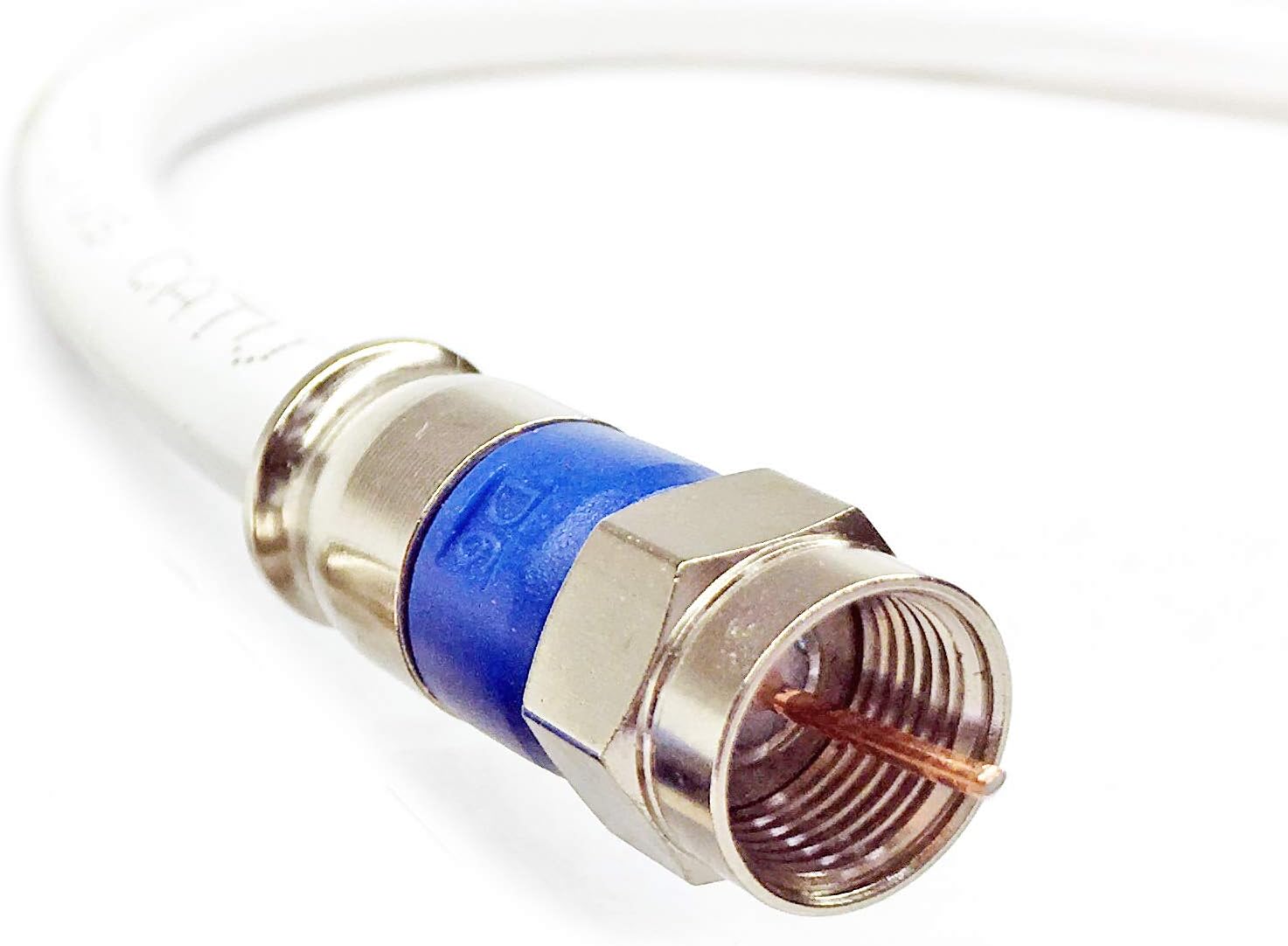 150ft White DirecTV RG6 Coax Cable CL2 in Wall Rated 18 AWG