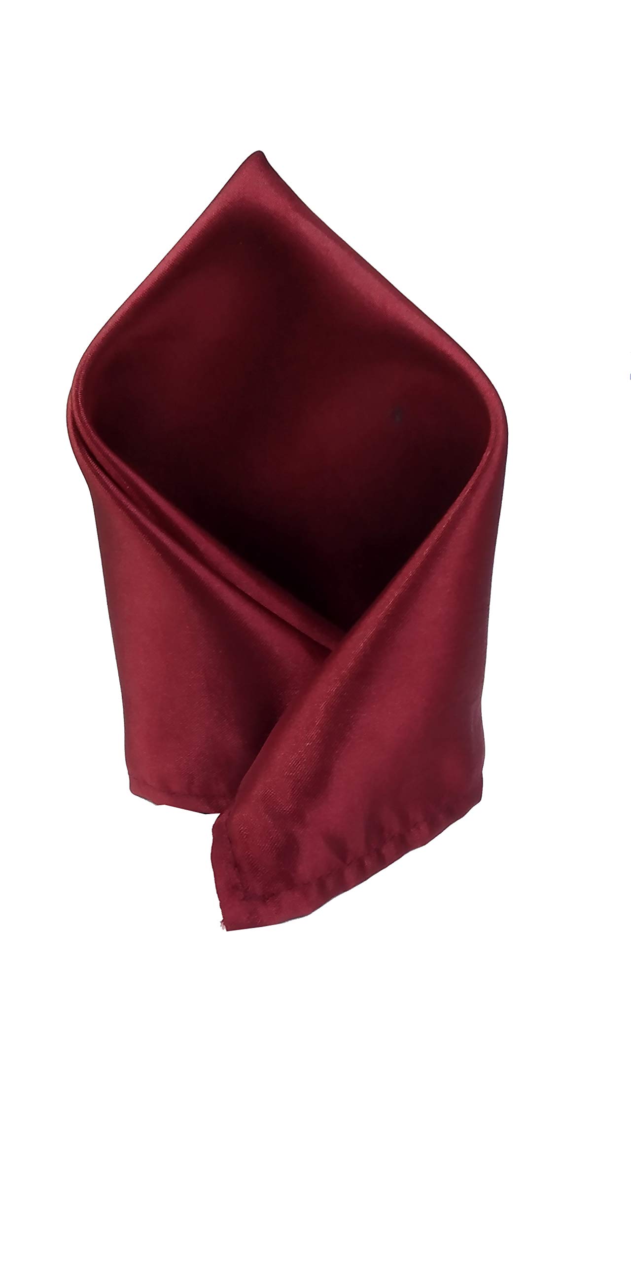 Maroon Pocket Square for Men [11 x 11 inches ]
