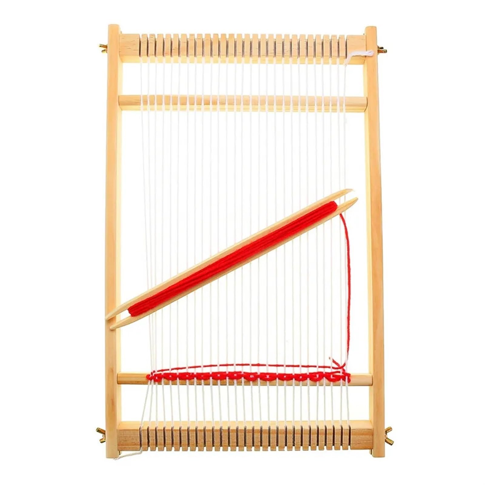 Webrahmen Aus Holz Holz Gobelin Webstuhl Kit Webstühle Handgestrickte Maschine DIY Woven Set Nähmaschine Home Winken Zubehör Handgemachte Haken