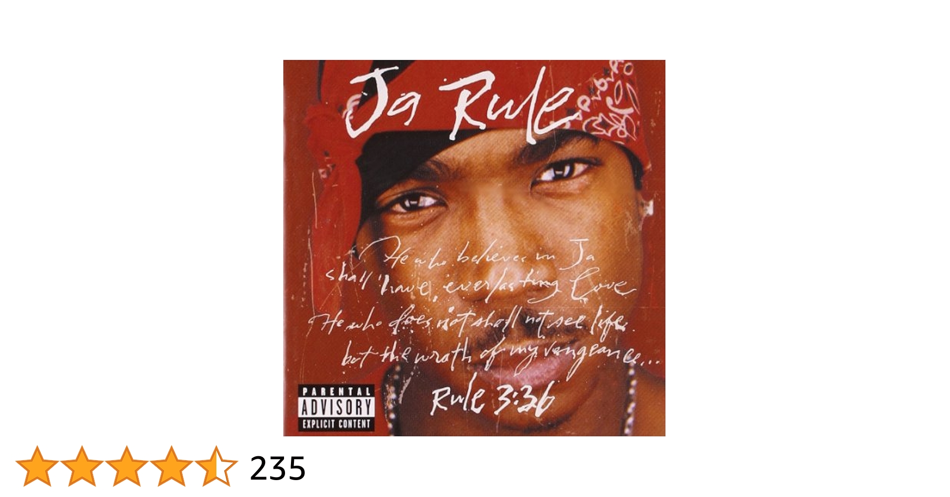 洋楽 Ja Rule Rule 3:36 JaRule - Rule 3:36 (Colored Vinyl 2xLP)