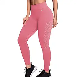 Legging Outlet Academia Poliamida Cintura Alta Microfuros Sem Costura Fitness Selene