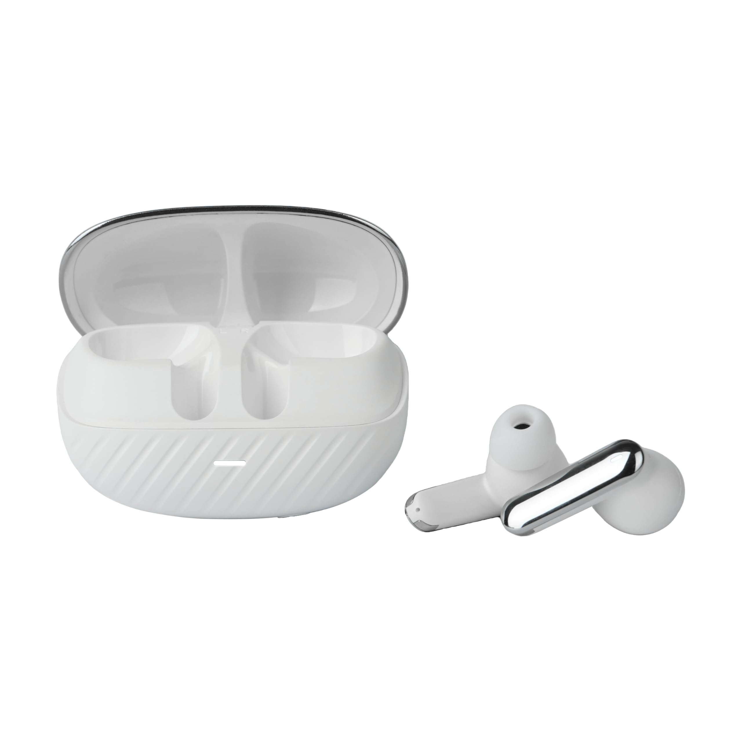 HP H250 Wireless Earbuds; Upto 80 Hours Playtime; Fast Charge; Water Resistant; Compatible with Tablets, Smartphones, PCs, and Other Devices with Bluetooth, 1 Year Warranty, Metallic (AB3D6AA) — Amazon image 5