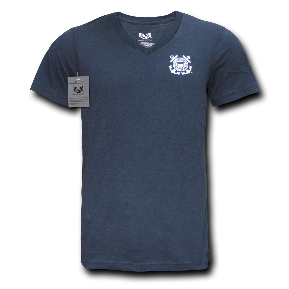 Rapiddominance Coast Guard Military V-Neck Tee