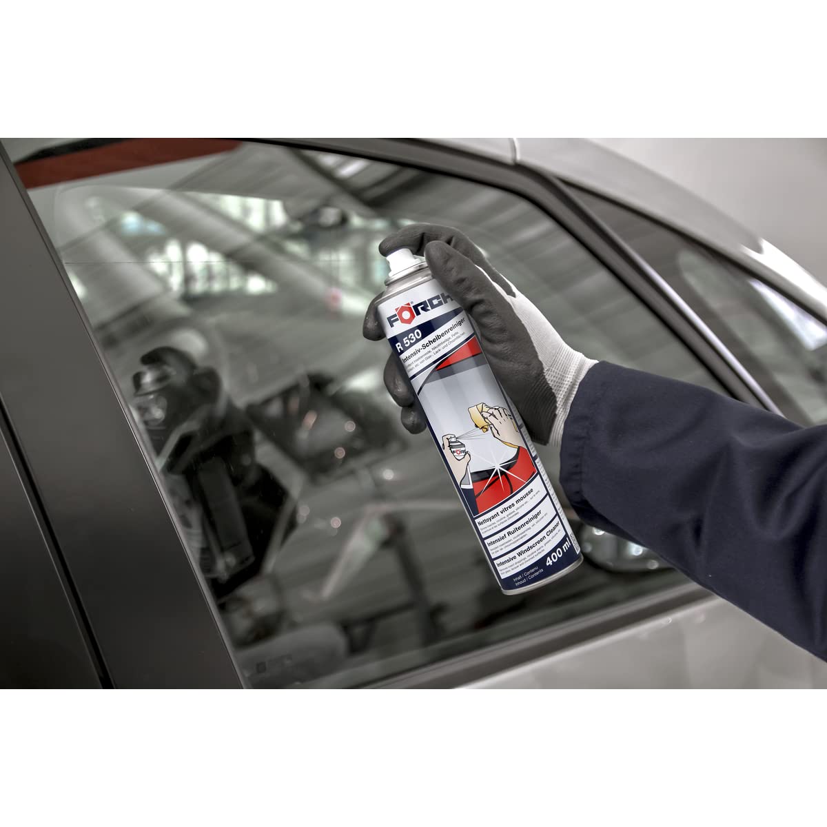 Förch 6X R530 - Schiuma detergente intensiva per vetri, 400 ml, 61001600 (6 X 400 ml)