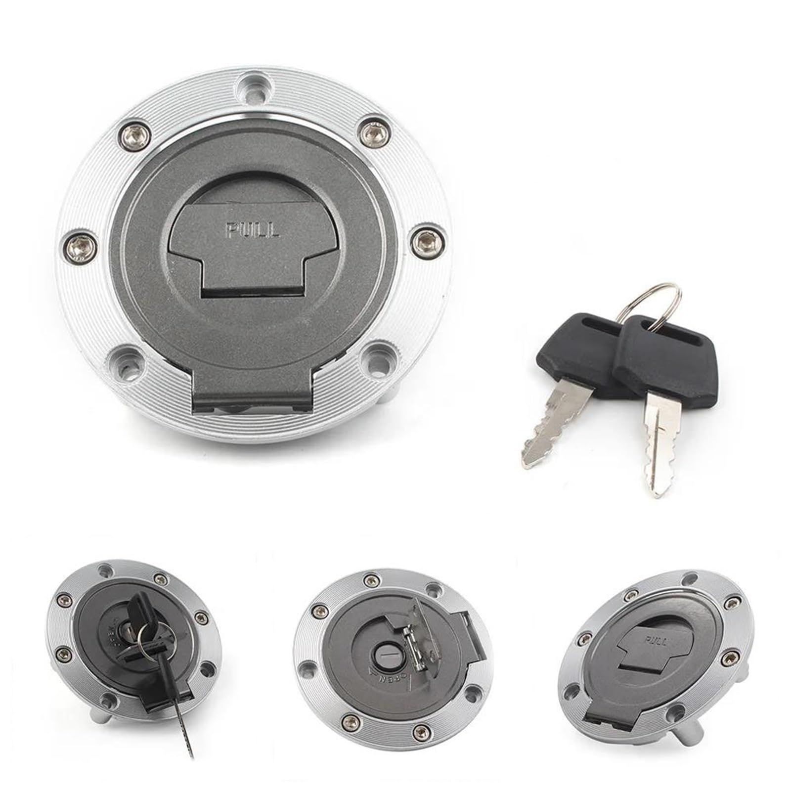 Bouchon de réservoir carburant étanche pour Yamaha YZF R1 R6 avec clés