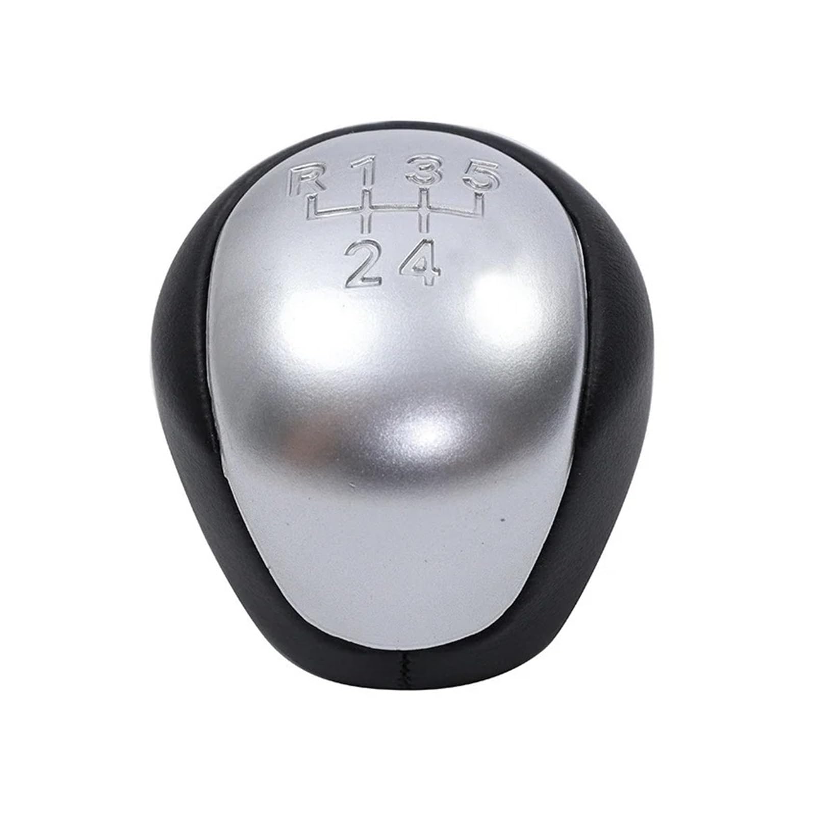 Vavgkdkpzb Silver Shifter Lever Handle For Hyundai For Elantra For I30 2008-2012 5 Speed Gear Shifter Knob Stick Lever Pen Handle(Silver)