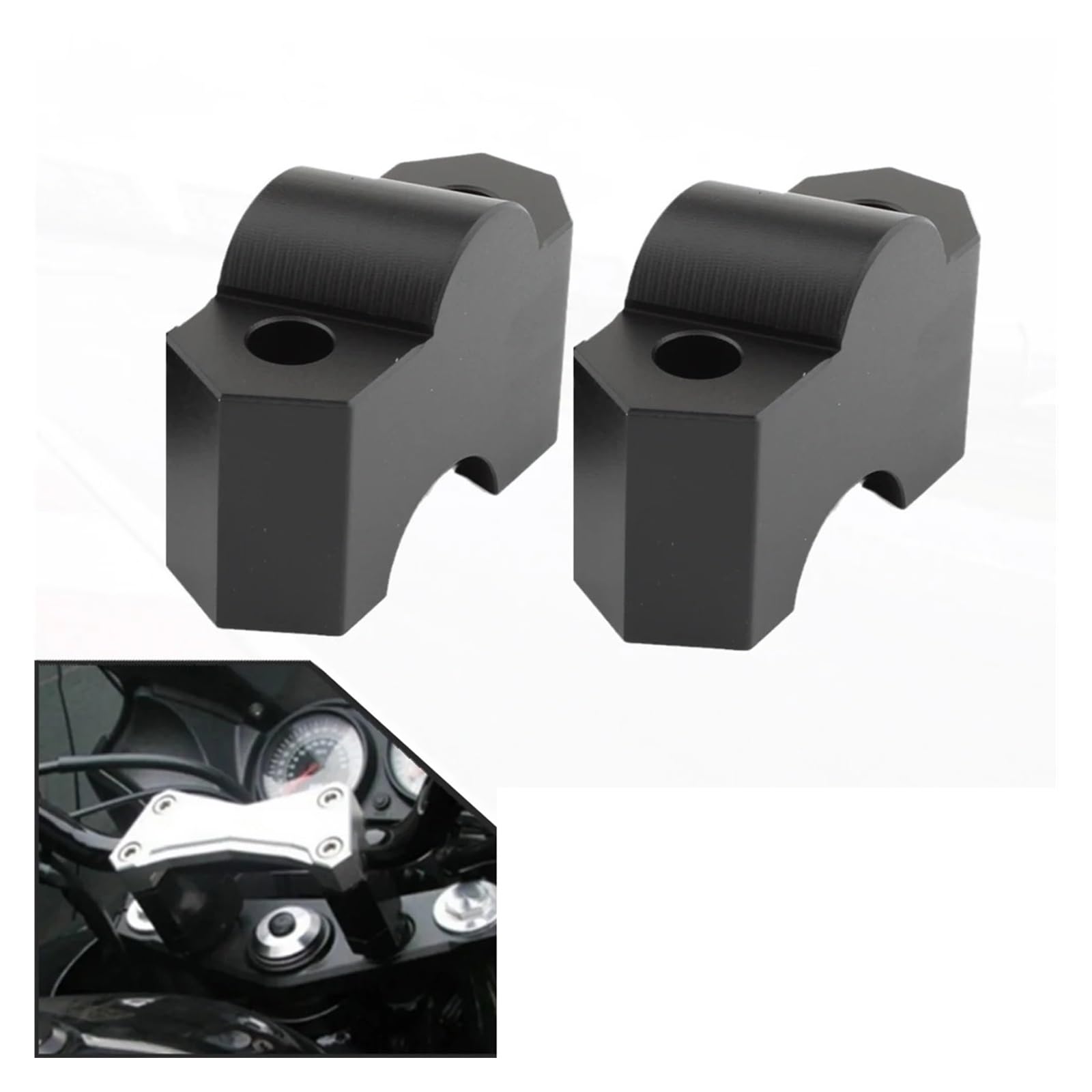 Morsetti Per Manubrio Moto Manubrio Riser Morsetto Moto Per Kawasaki Z750 2004 2005 2006 2007 2008 Rialzo 30mm Per Maggiore Comfort