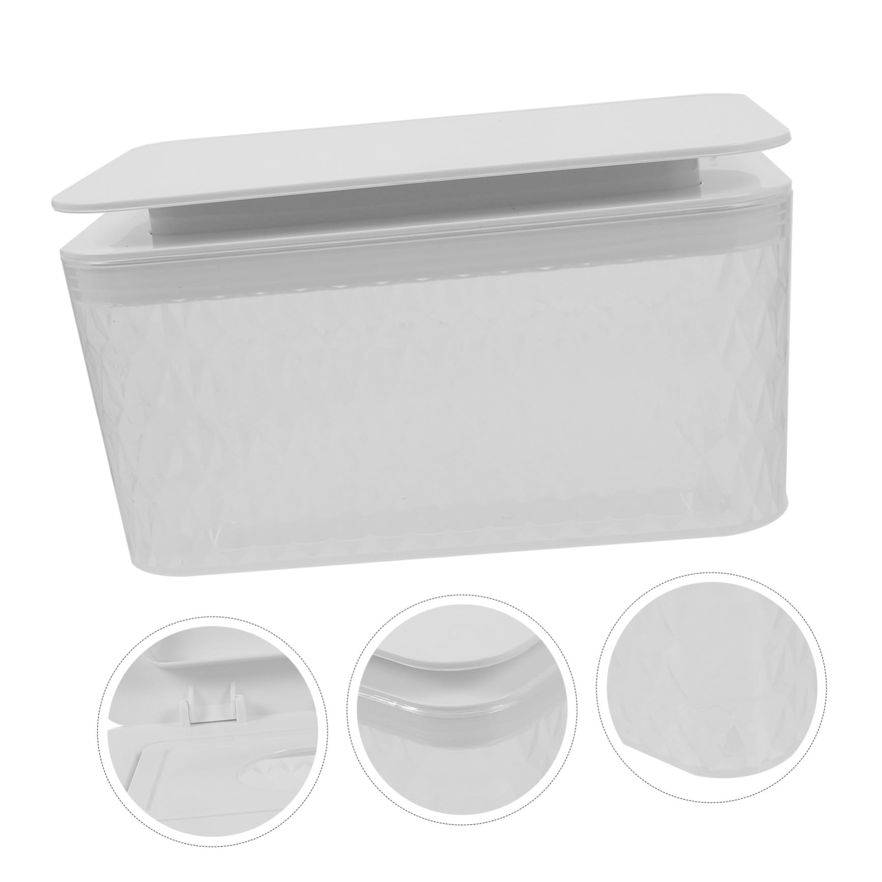 Caja Dispensadora de Toallitas Húmedas con Tapa Reutilizable y Ligera Almacenamiento Higiénico para Hogar y Viaje Diseño Resistente y Práctico