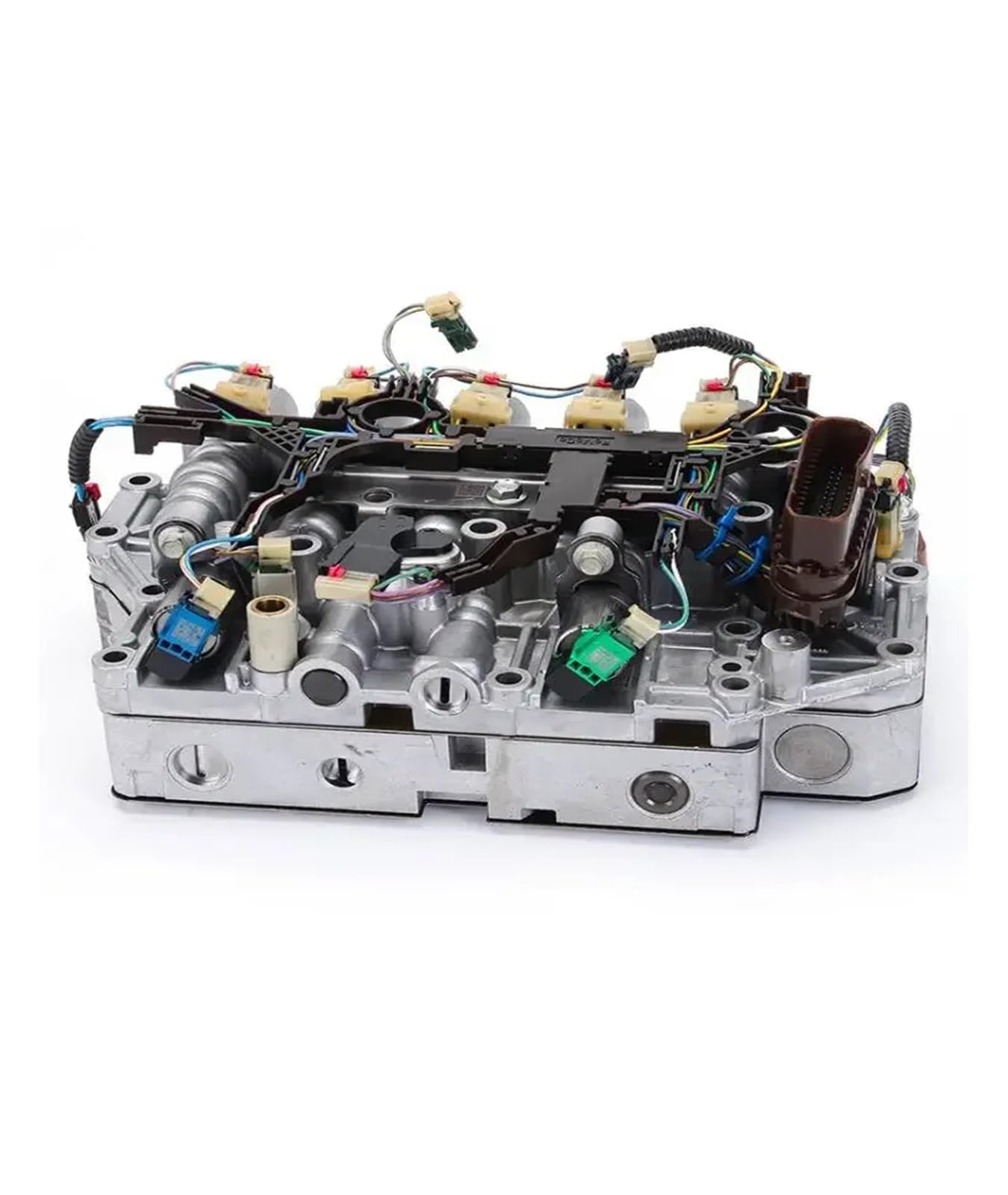 Compatible with Ford 8F24 8F35 8-Speed Automatic Transmission Control Unit Oil Circuit Control Valve Body with Solenoids & Wiring Harness(8F24 Valve Body)