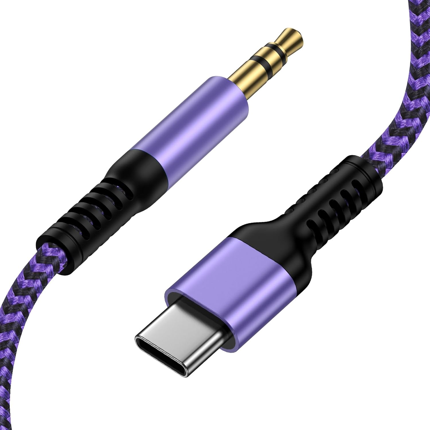 iPhone 16 Aux Cable for iPhone in Car,USB Type C to 3.5mm Audio Aux Jack Cable for iPhone 16Pro Max/15Pro/15Plus/15, A ux to USB C 1M fou Samsung Galaxy S25/S24Ultra/A55/A15 for Car Stereo/Headphones