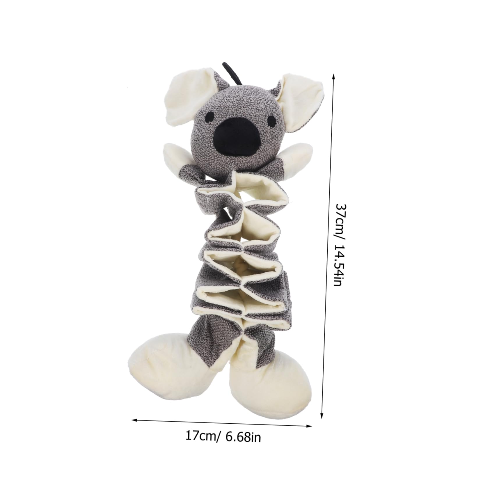 Beavorty 2pezzi Squeaky Per Plush Resistente Masticare Interattivo Per Per La Noia e Comportamenti Distruttivi