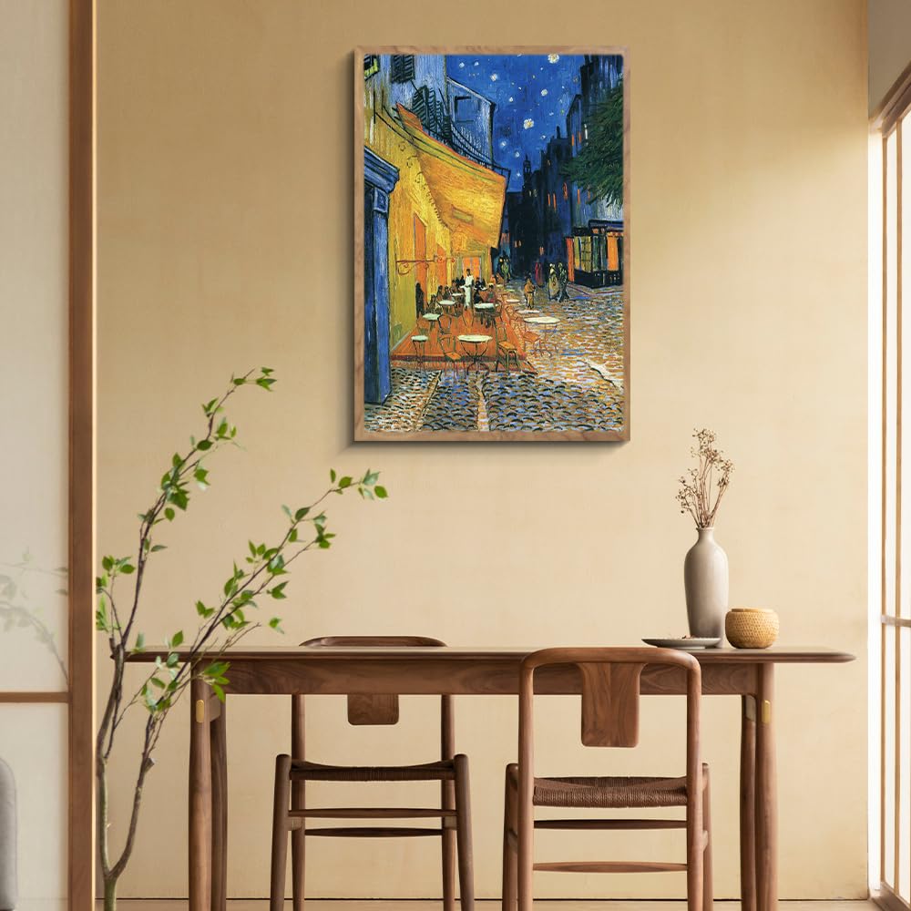 Amazon.co.jp: 阪画屋 ゴッホ 「夜のカフェテラス」 アートパネル
