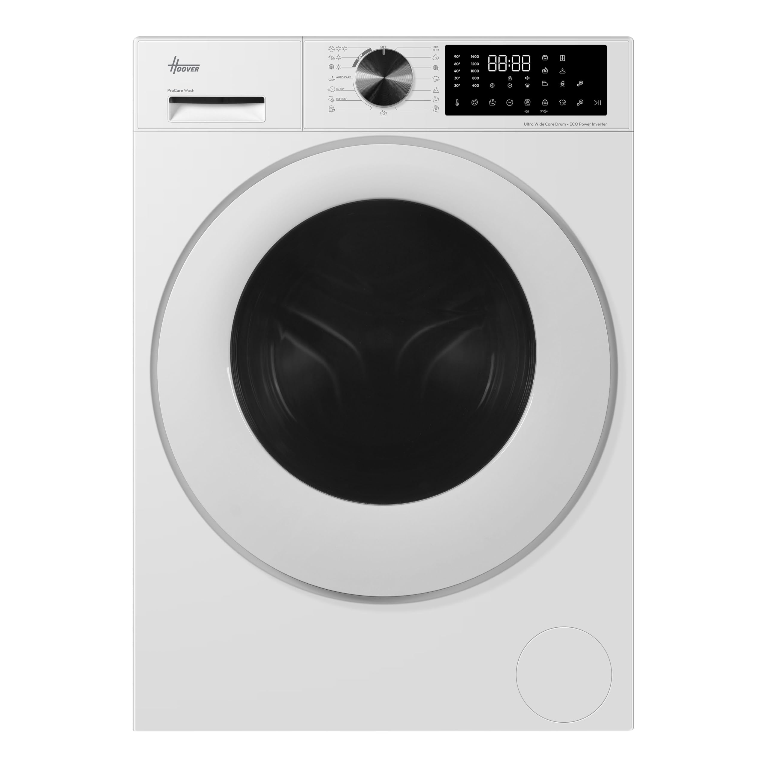 Hoover H-CARE 300 Lavasciuga Slim 8+5 Kg, 1400 Giri, Classe A-20%, Bianca