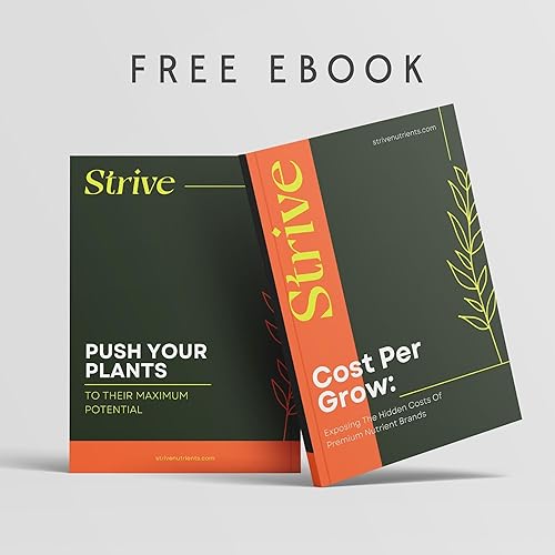 Miniatura 2 de Strive Premium Plant Nutrits Part A - Fertilizante vegetal + floración - Alimento hidropónico para plantas de cultivo en interiores y exteriores,