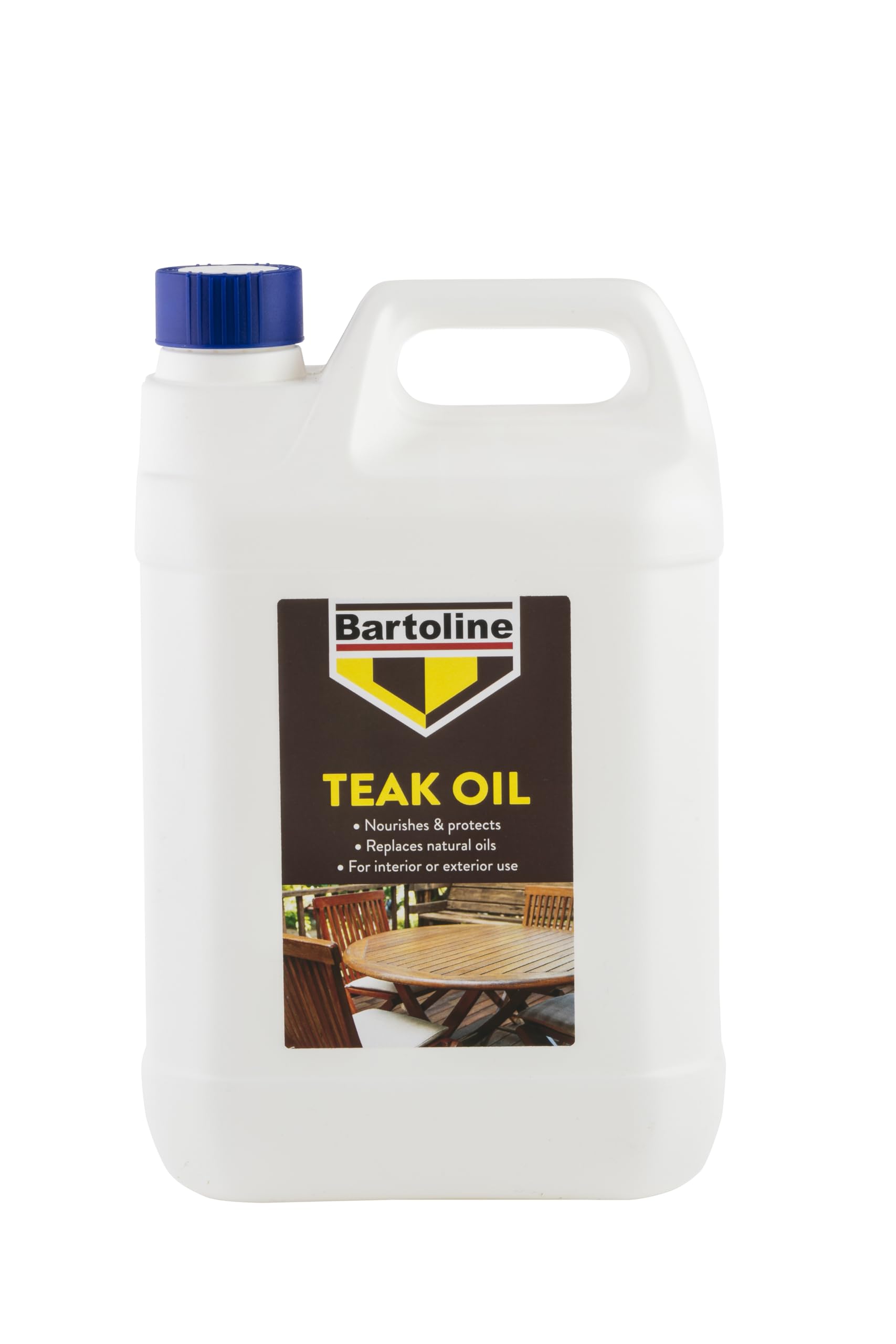 Bartoline Teak Oil, 5 Litre HDPE Bottle