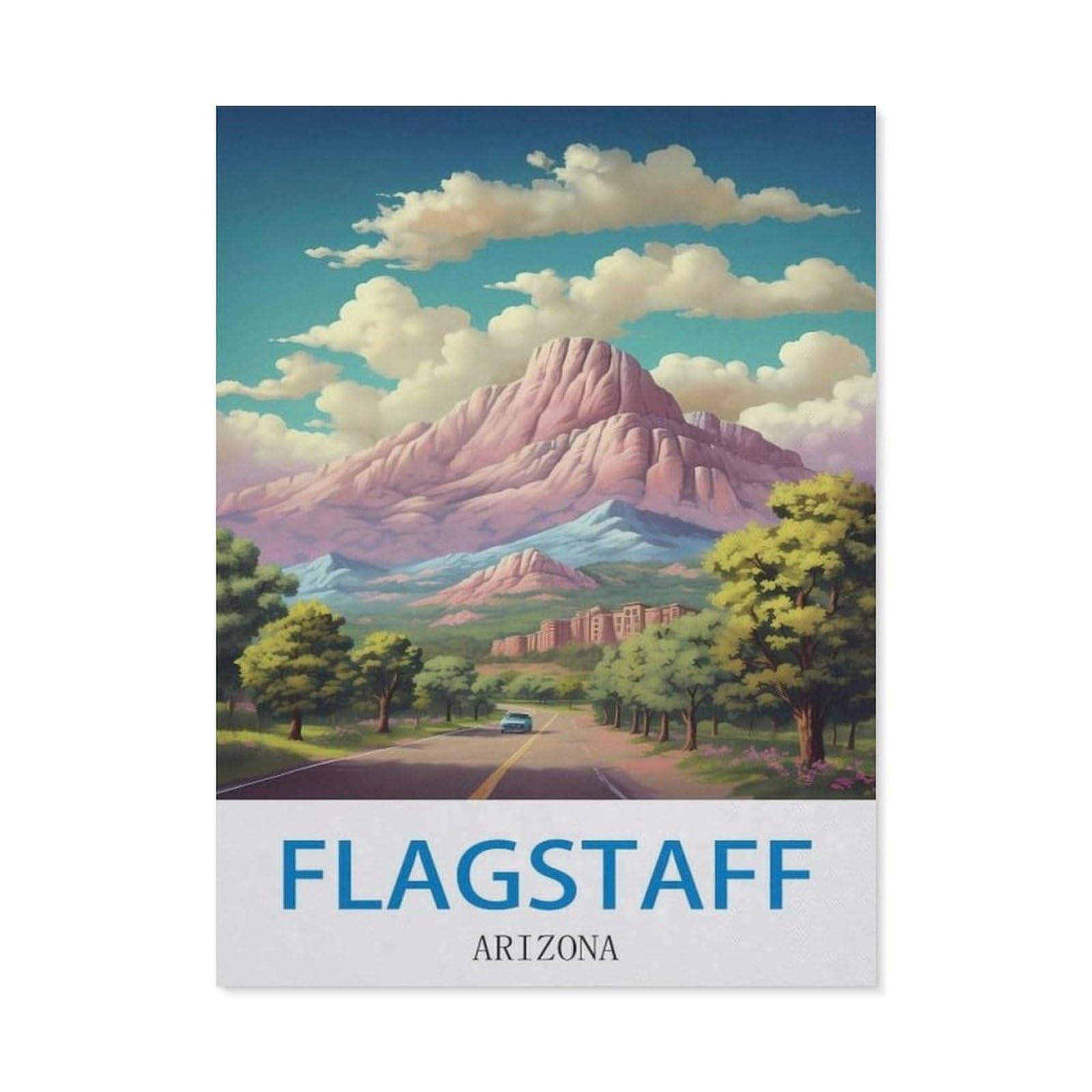 BEAYODKP Diamond Painting，Flagstaff Arizona（30x40cm）