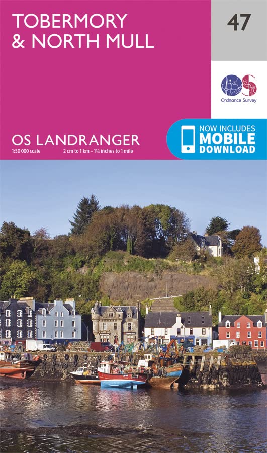 Tobermory & North Mull Map | Ulva & Coll | Ordnance Survey | OS Landranger Map 48 | Scotland | Walks | Cycling | Days Out | Maps | Adventure: 47