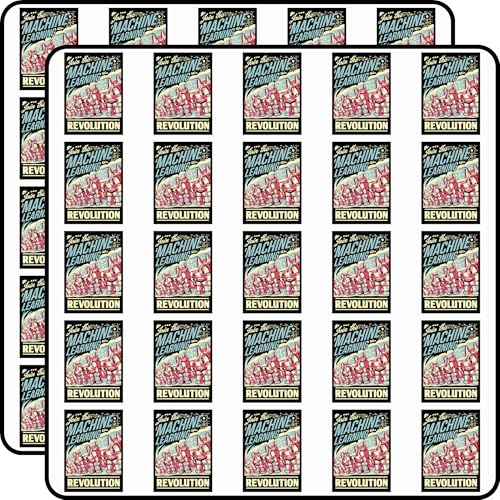 Join The Machine Learning Revolution AI Tech Computer Science Programming Developer 50pcs 1" Vinyl Sticker Pack