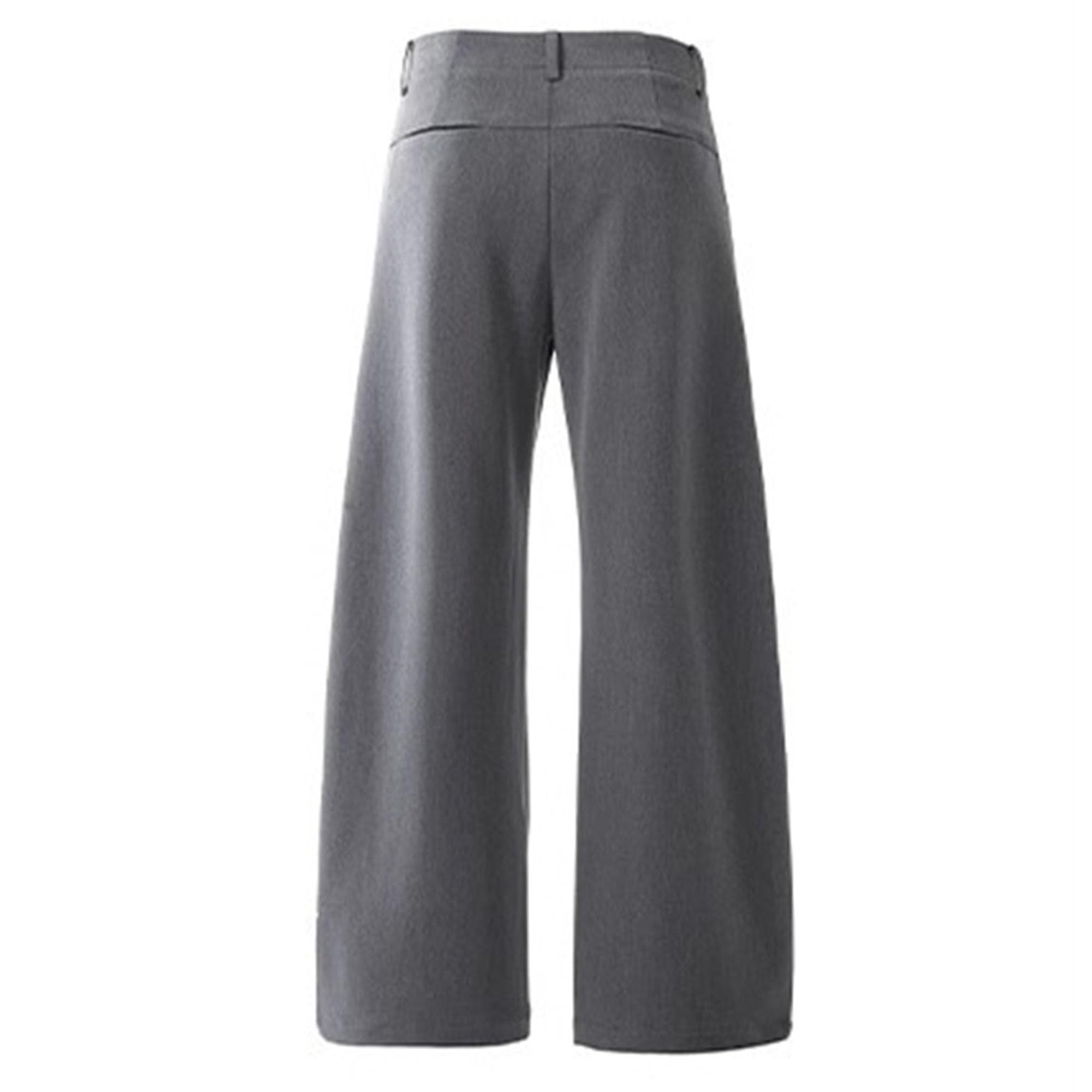 Pantaloni larghi da uomo a gamba larga plissettati vestibilità ampia pantaloni stile vecchio denaro pantaloni vestibilità rilassata pantaloni a gamba larga per uomo