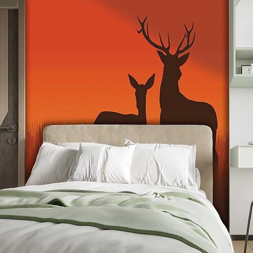 Miniatura 2 de Papel tapiz para decoración de caza, papel tapiz para Baño, decoración de pared para dormitorio, no necesita pegamento adicional (Ancho) 31.5