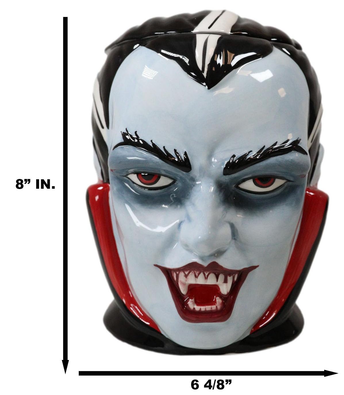 Count Dracula Cookie Jar - Gothic Halloween Decor -7