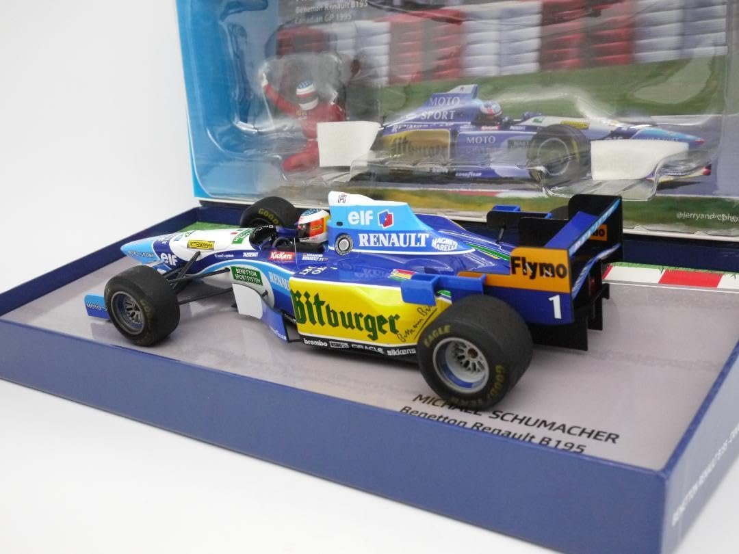 Amazon.co.jp: ミニチャンプス 1/18 ベネトン B195 Alesi Taxi M