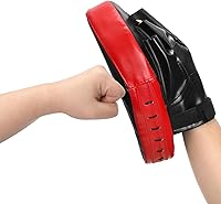 Vista 5 de Juego de guantes de boxeo 2 en 1, almohadilla de enfoque para principiantes, almohadilla duradera de taekwondo, juego de almohadillas