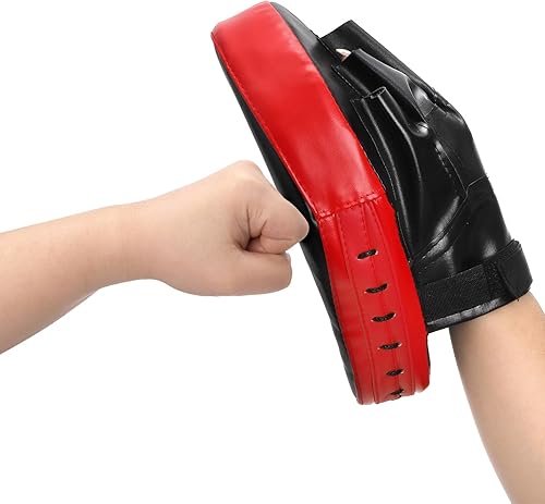 Miniatura 5 de Juego de guantes de boxeo 2 en 1, almohadilla de enfoque para principiantes, almohadilla duradera de taekwondo, juego de almohadillas de