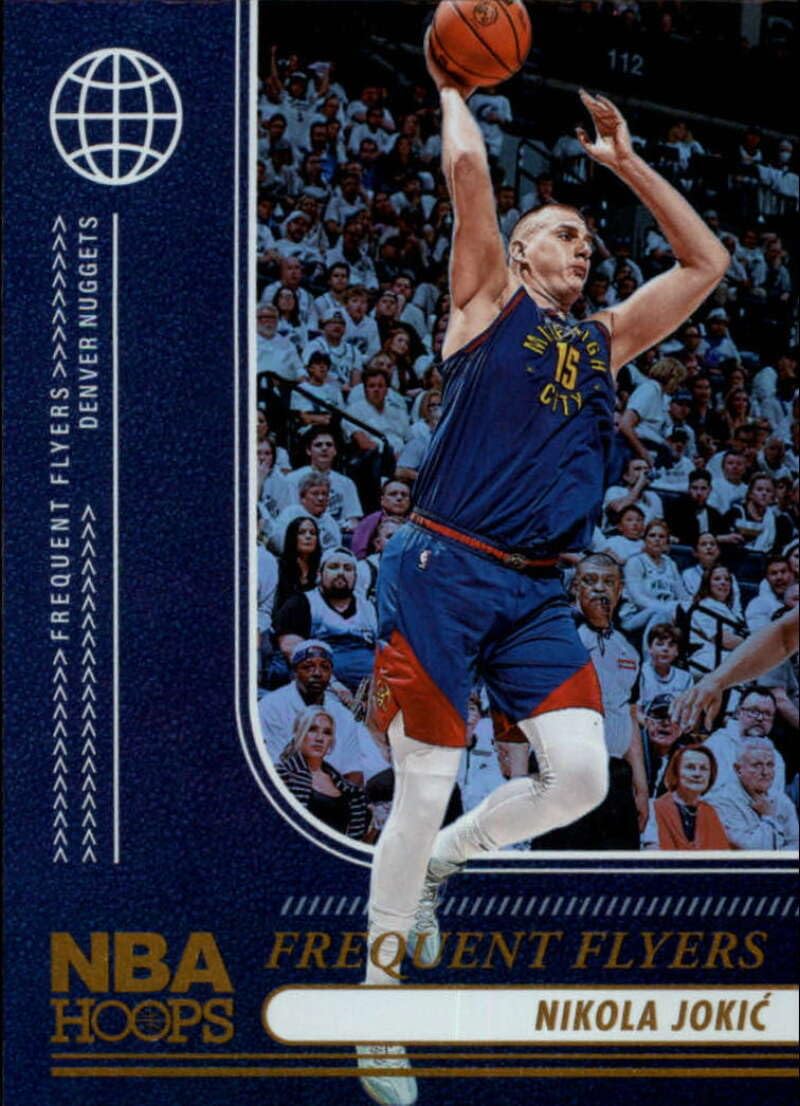 Amazon.com: 2024-25 NBA Hoops Frequent Flyers Holo #8 Nikola Jokic