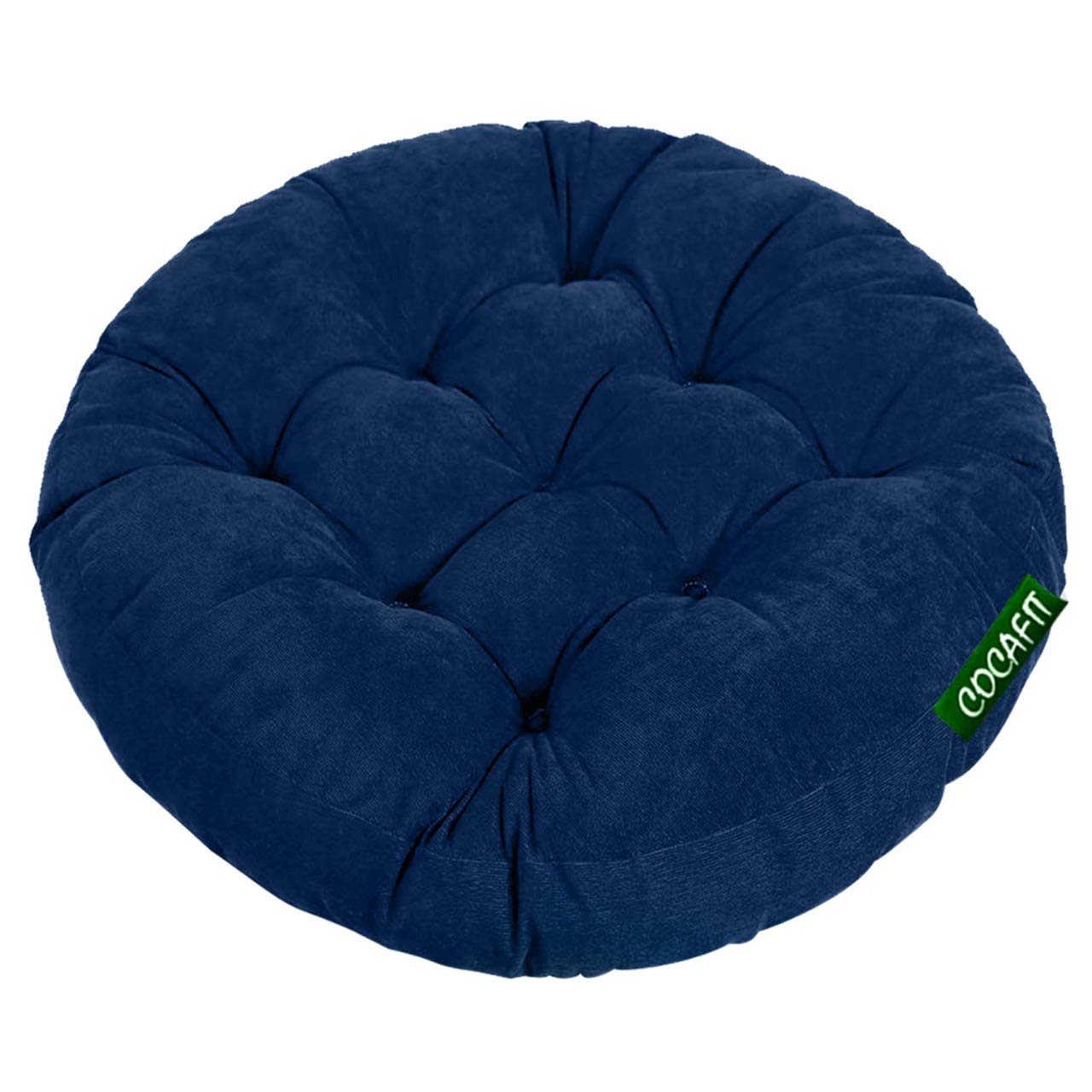 Amazon Next GO Yoga Floor Cushion Soft Gadi for Meditation Mat Plush Pillow Full Big Size (L 68 X W 68 X H 10 cm) Navy Blue-image-25
