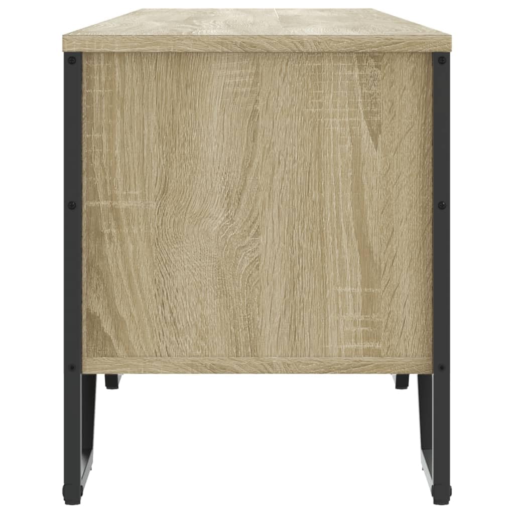 Mobile TV in rovere Sonoma, 180 x 34 x 41 cm, in legno