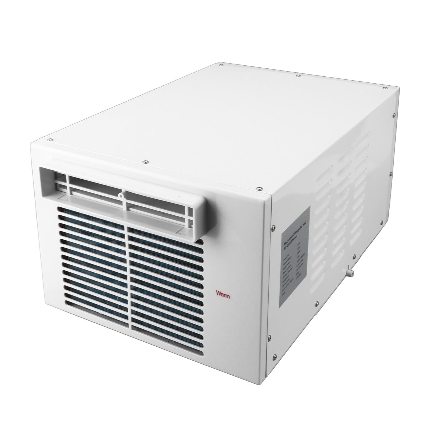 Luocute Przenośny Klimatyzator, Energooszczędny Silnik Kompresyjny 1900 BTU, Chłodzenie z Podwójnym Inwerterem, 280 W, do Akademika, Biura, Kempingu, Domowego Pokoju dla Zwierząt (Wtyczka UE 220 V)