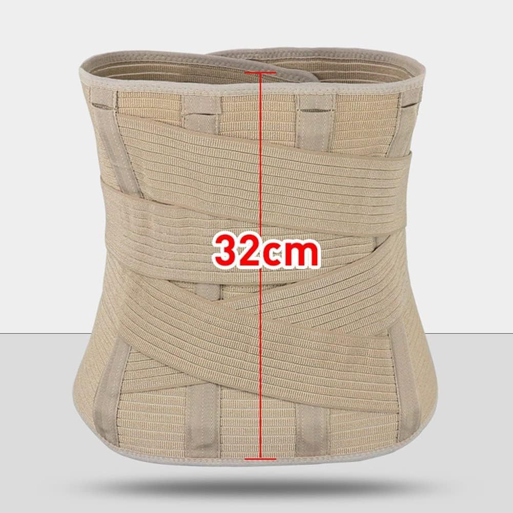 Soporte de espalda transpirable para aliviar el dolor de espalda baja con correas ajustables dobles, ideal para soporte de ciática y hernia de disco