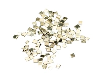 14K Yellow Gold Chips Solder Hard 1x1mm ~102pcs Made in USA by Craft Wire
